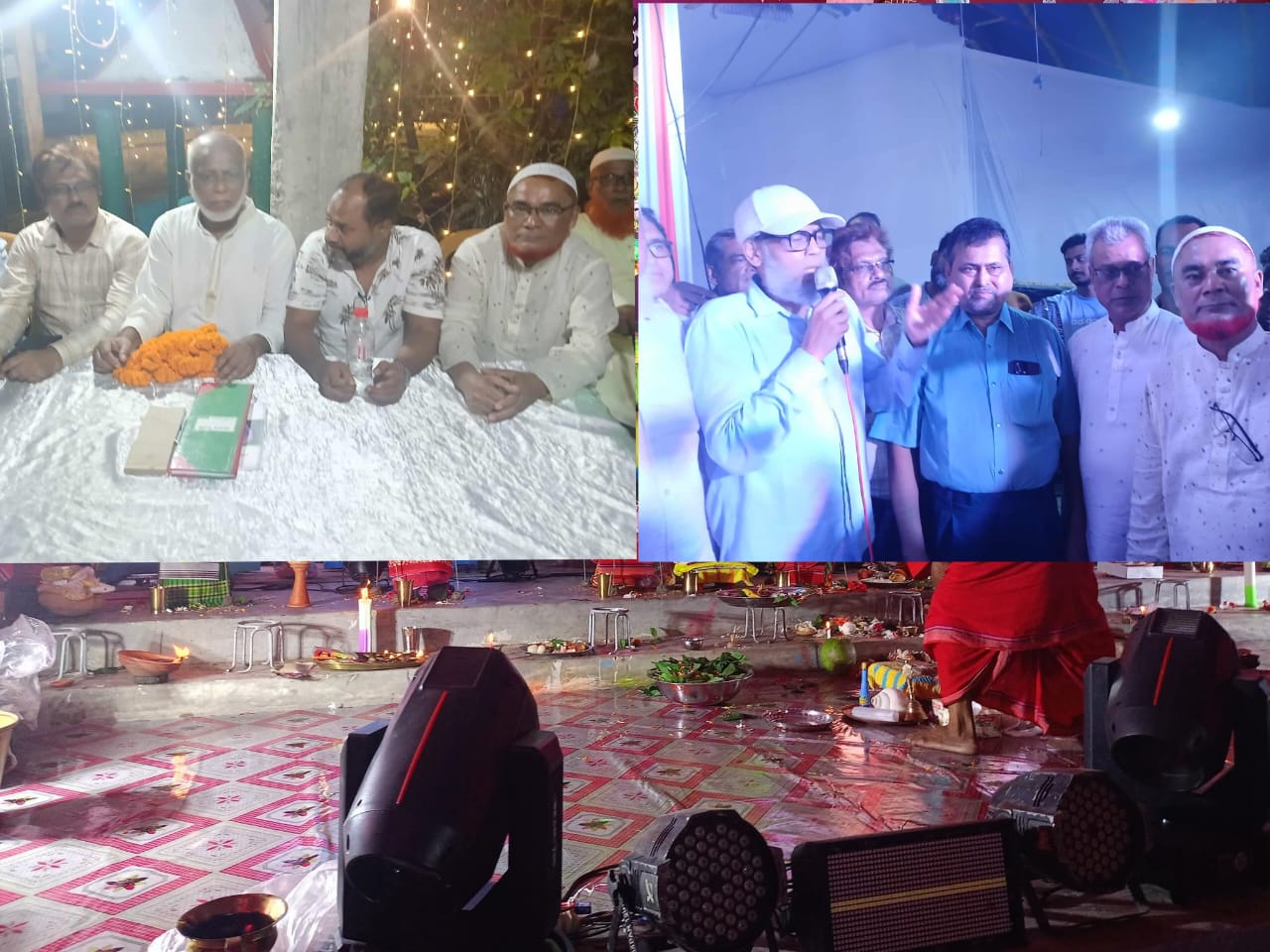 মুন্সিগঞ্জ সদর শারদীয় দুর্গাপূজা মন্ডপ পরিদর্শন করেন কামরুজ্জামান রতন।
