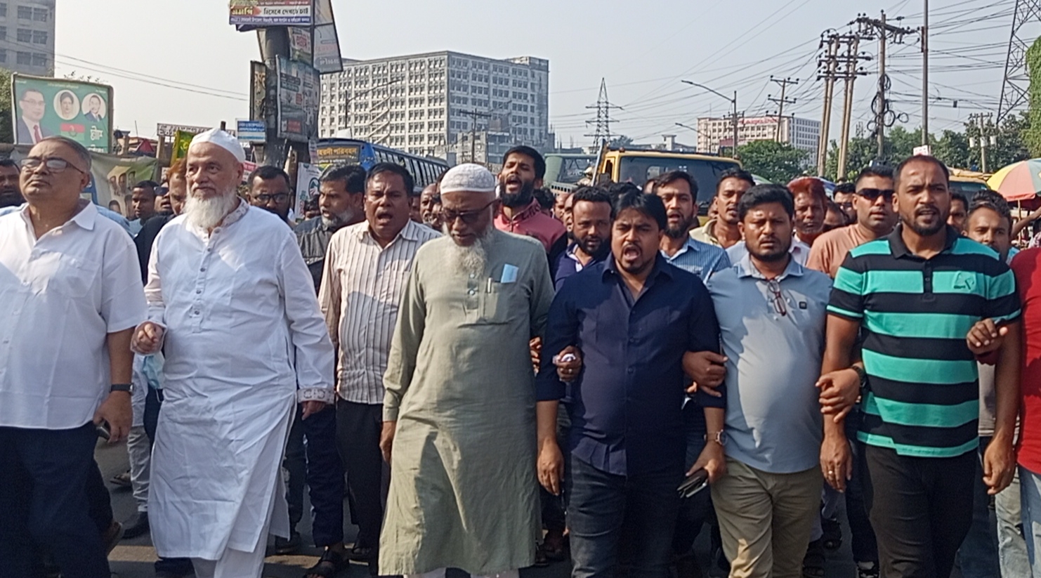 স্বৈরশাসক ও জুলাই-আগস্টের ছাত্র-জনতা হত্যাকারি,আওয়ামী ও খুনি হাসিনার অবৈধ লকডাউনের প্রতিবাদে কঠোর কর্মসূচি প্রতিবাদ।