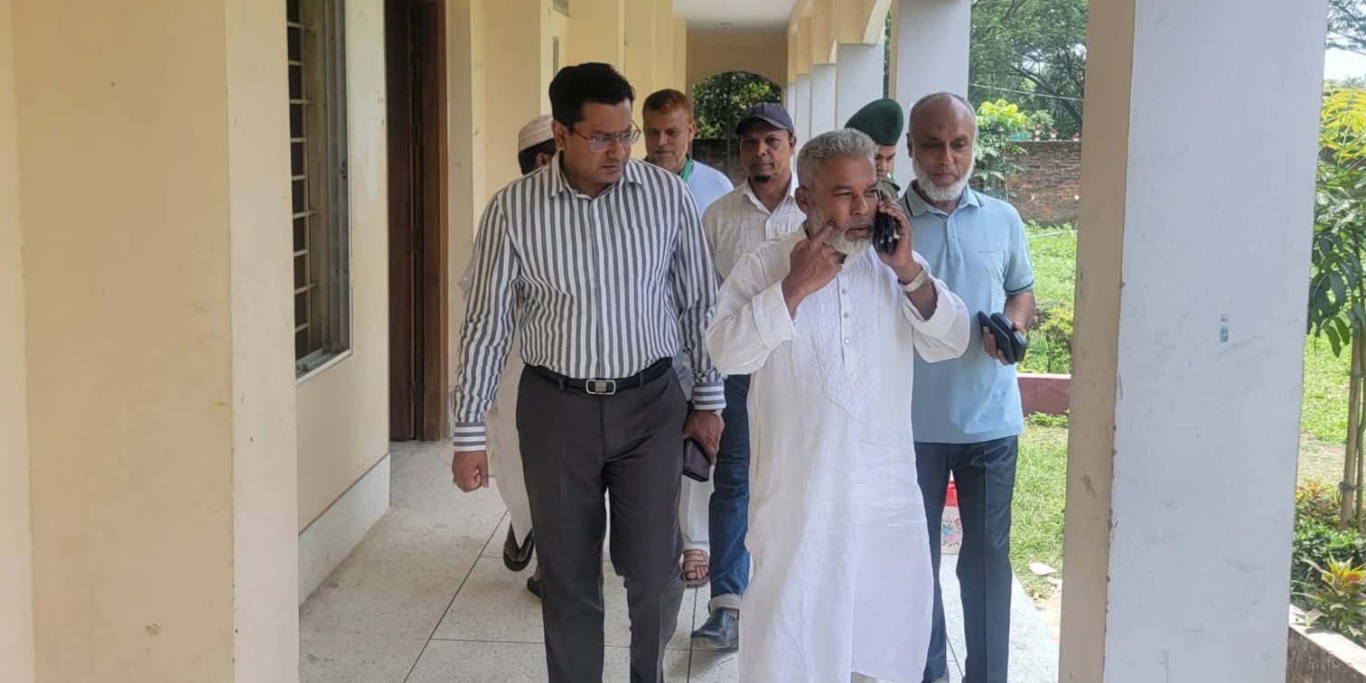 জামপুর ইউনিয়ন কলতাপাড়া ফাজিল ডিগ্রি মাদ্রাসা দাখিল পরীক্ষা কেন্দ্র পরিদর্শন।